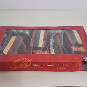 Decorative Flatware Holders Set of Six